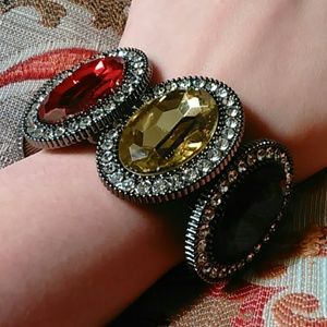 Big Bold Jewel Bracelet (multicolor)